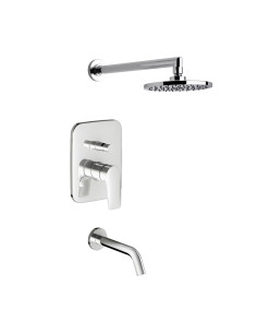Jana Juego Monocomando para Bañera y Ducha Cromo – FV 0106/M1-CR